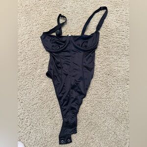 SKIMS satin bodysuit